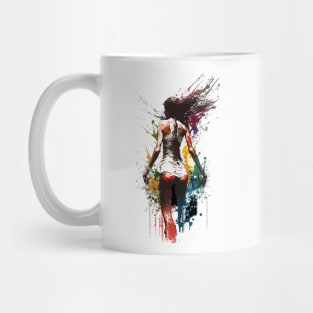 Exploited 3, expressive paint splatter, streetstyle Mug